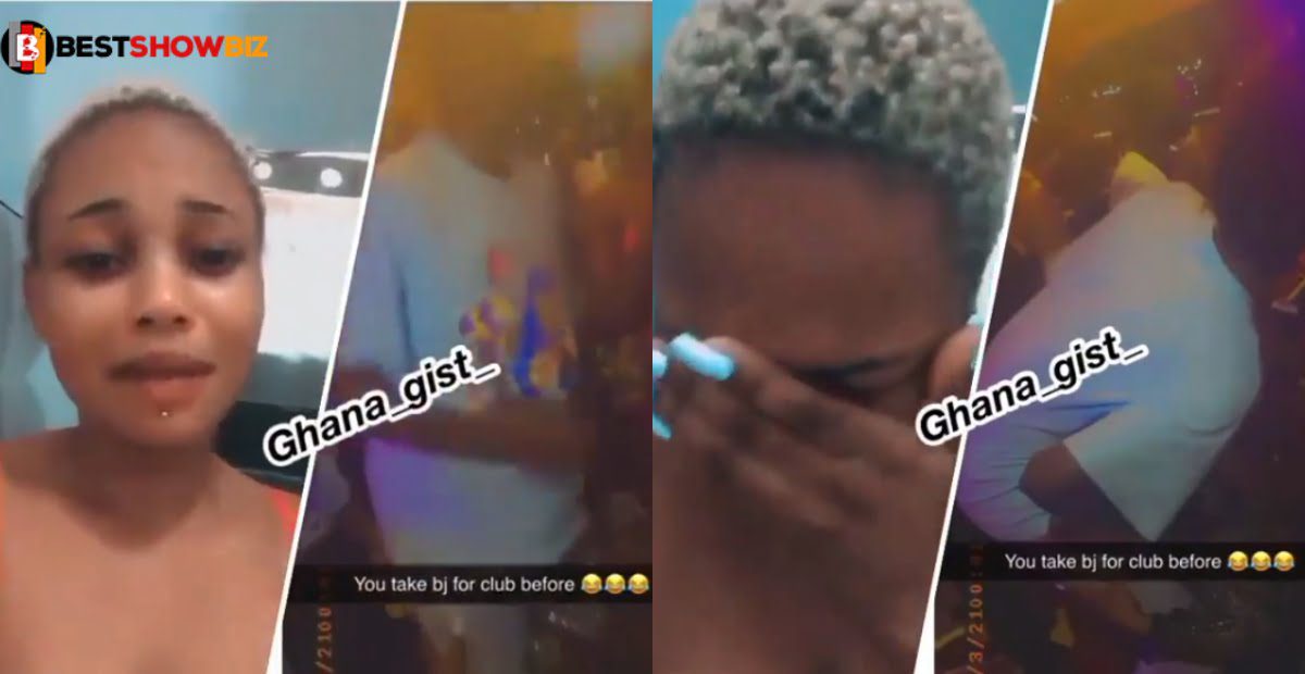 Lady who went viral for giving a man 'BJ' in public begs her parents for forgiveness (video)
