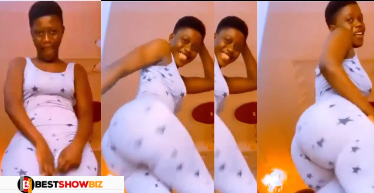Who is she? - Another lady challenges Hajia Bintu as she shakes her huge 'thing' in new video