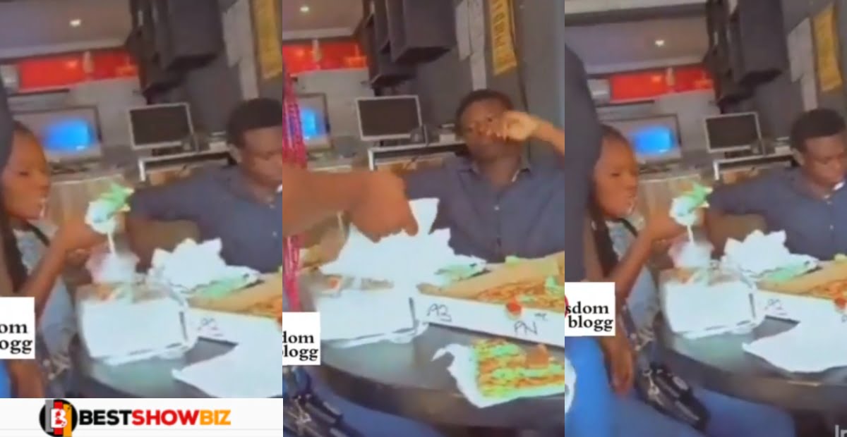 Young man gets angry after the girl he asked out on a date showed up with her friends (video)