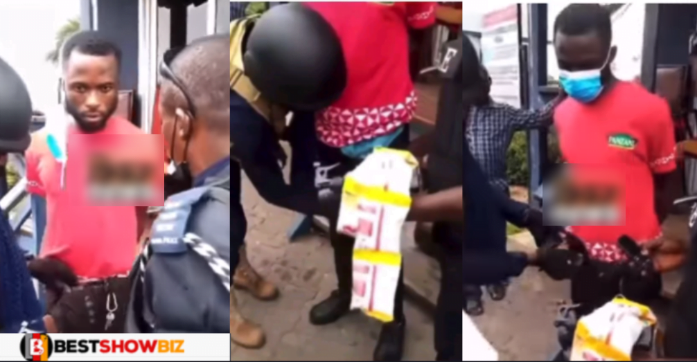 Accra: Man caught stealing cerelac from Shoprite (video)
