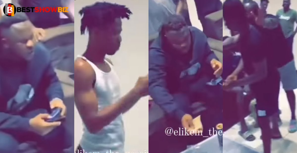 Medikal in low spirits after losing Ghc 10,000 on a Bet playing the game of Fifa (video)