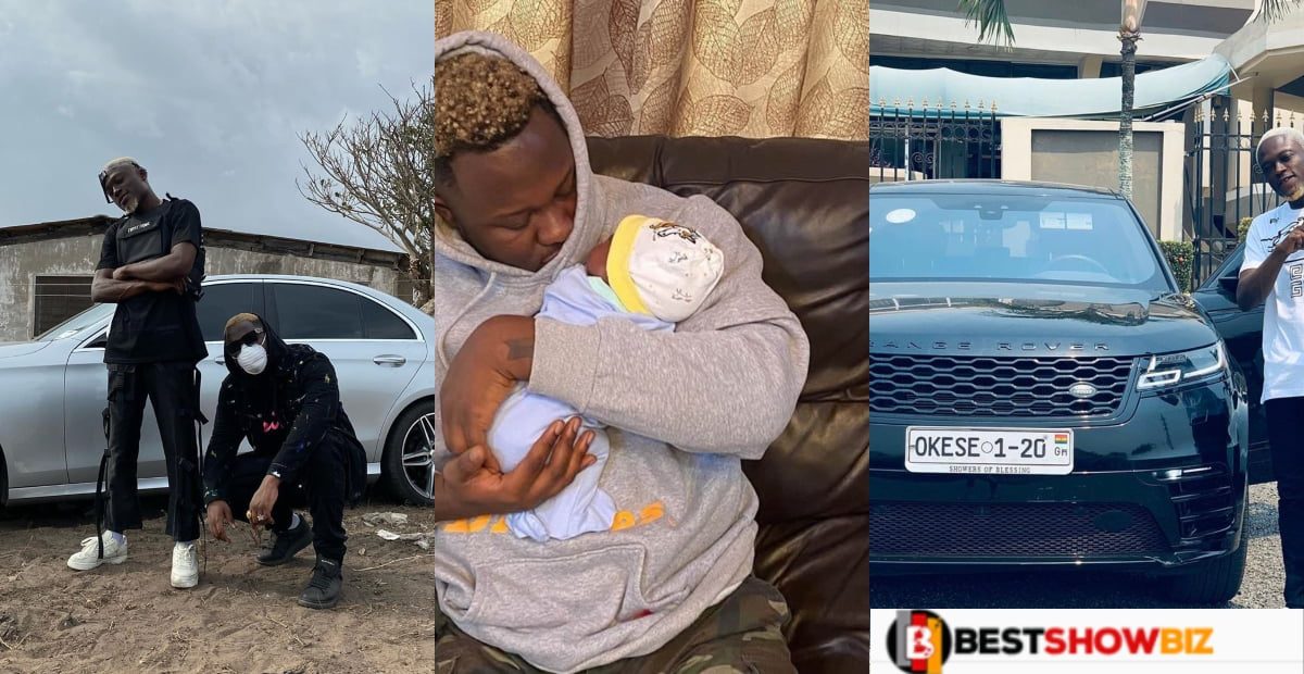 "My chain alone can buy your car"- Okese1 replies Medikal for saying his daughter is richer than him
