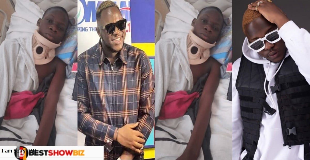 Video: Frank Arhin, the abandoned injured victim from Medikal's Sowotuom concert begs for help