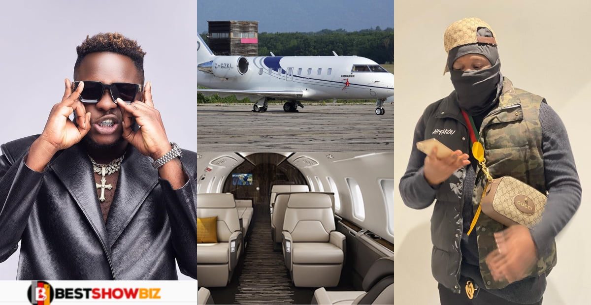 Medikal has announced the acquisition of his first private jet.