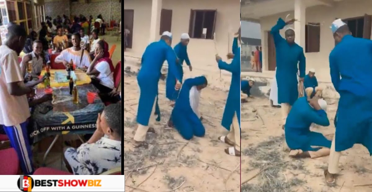 This is Bad: Teachers publicly flogged Muslim students for drinking at a friend's birthday party[Video]