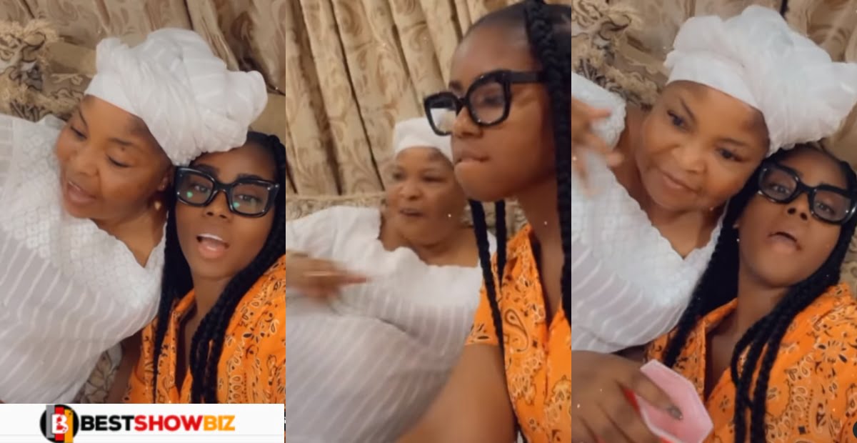 Mzvee shows the face of her beautiful mother for the first time on social media (video)