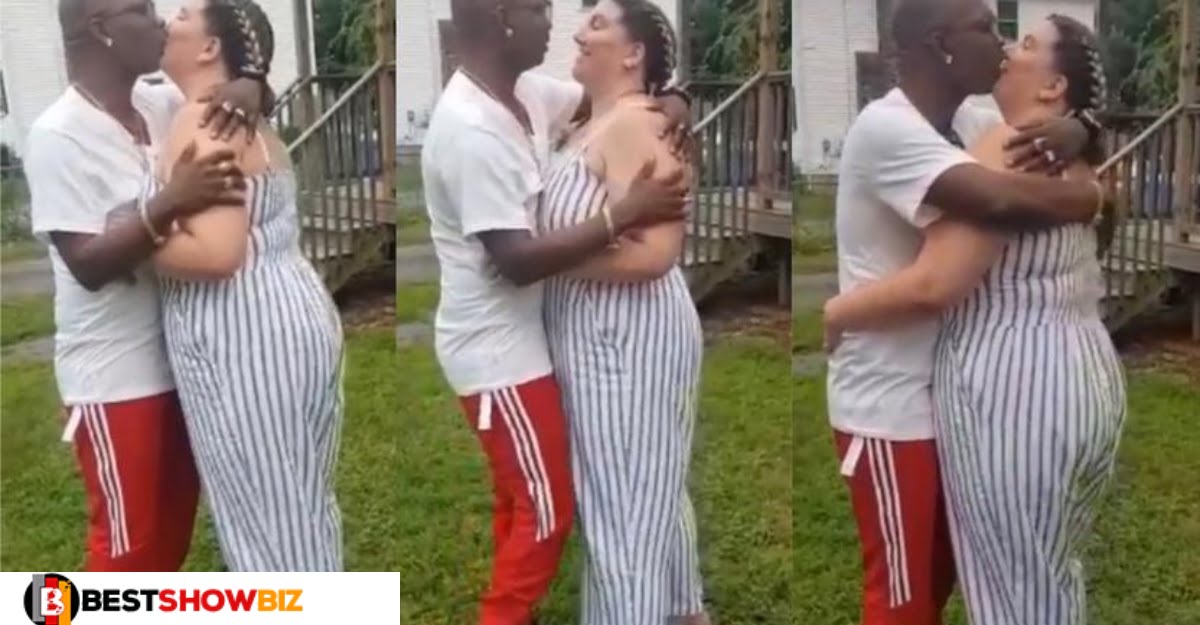 Tornado finally vindicated of been G@y allegations, he was spotted k!ssing his white sugar mummy (video)
