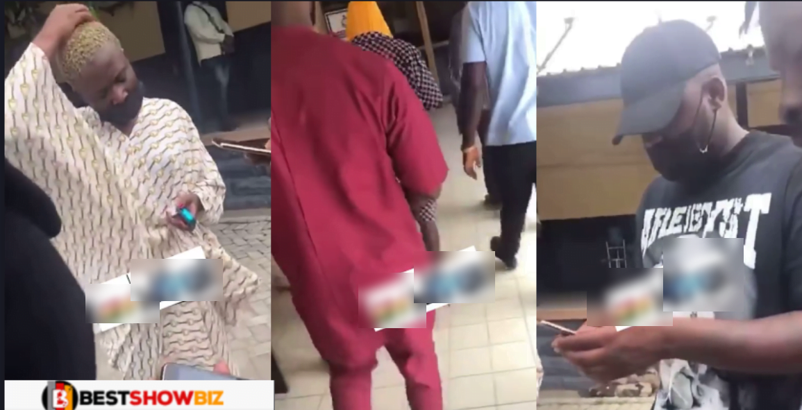 Medikal and Fella Makafui Spotted bailing Shatta Wale From Jail (video)