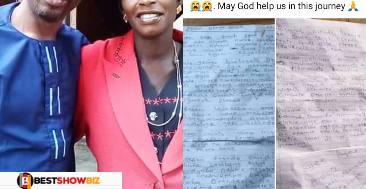 'She gave me HIV after cheating': Pastor leaves letter after mὑrdẽring wife and himself