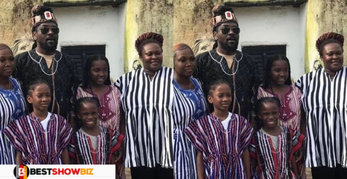 See photos of Samini's eight children and his first wife