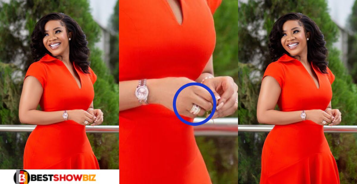 Serwaa Amihere secretly married?: As she flaunts her wedding ring in new photos