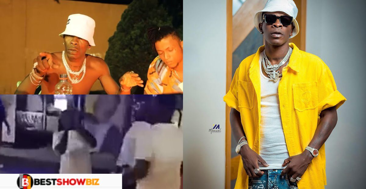 Watch the emotional moment Shatta Wale screamed like a baby when he got home