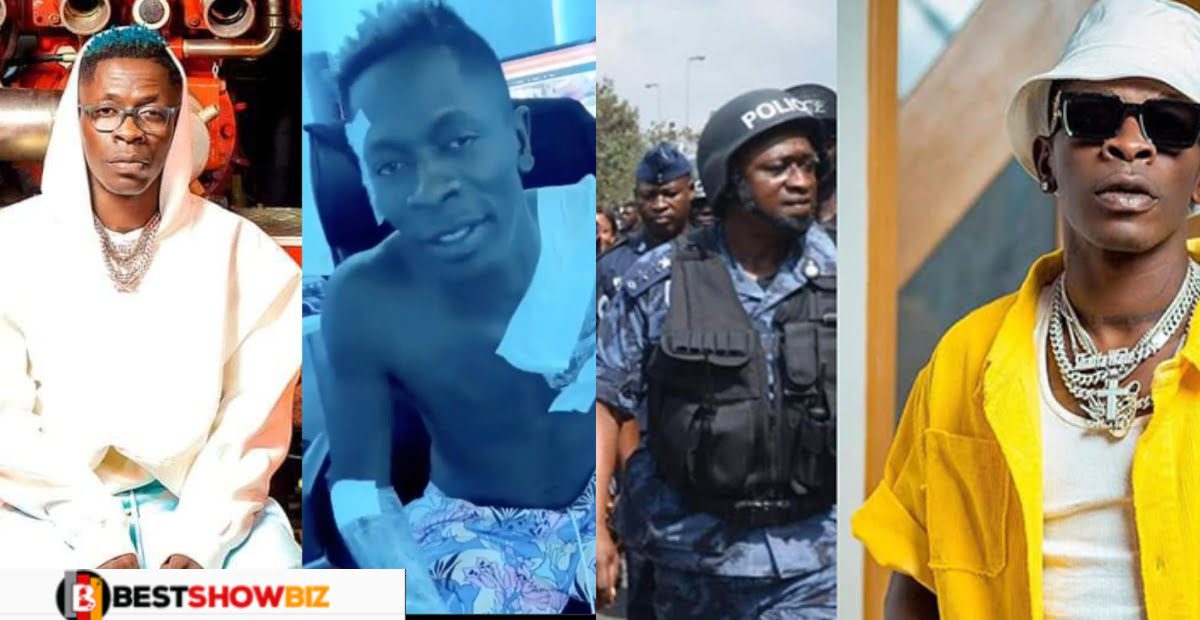 Shatta wale speaks for the first time after his alleged shoṑting, says Ghana Police are searching to arrest him