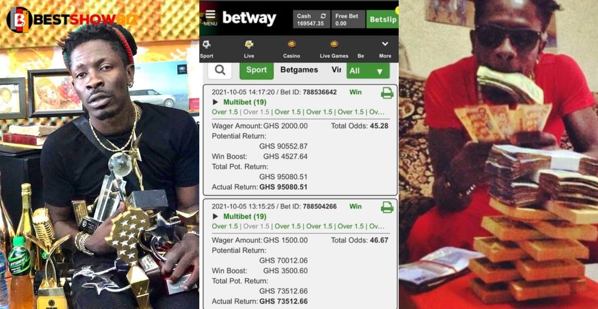 Betway and shatta wale exposed after faking shatta winning 160k bet (photos)