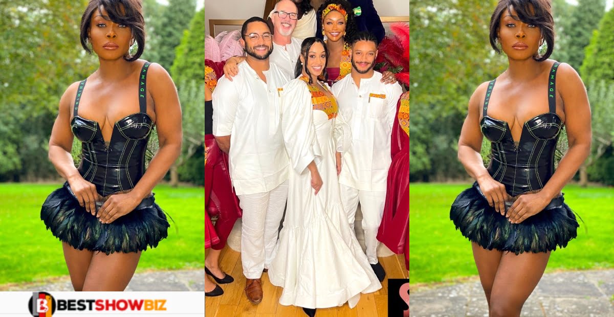 Videos: Stephanie Benson’s Eldest Daughter Gets Engaged to A Nigerian man in a beautiful ceremony