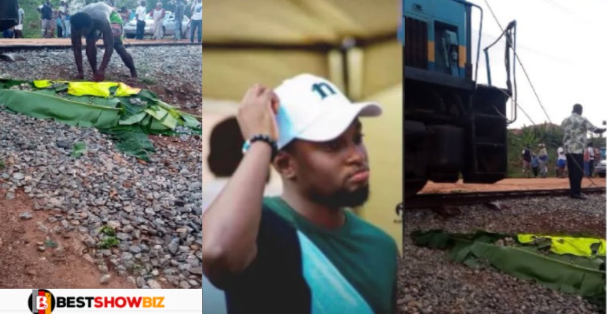 So Sad: Train runs over and k!ll Michael Asante, the Accra Area Manager Of The Ghana Railway Authority