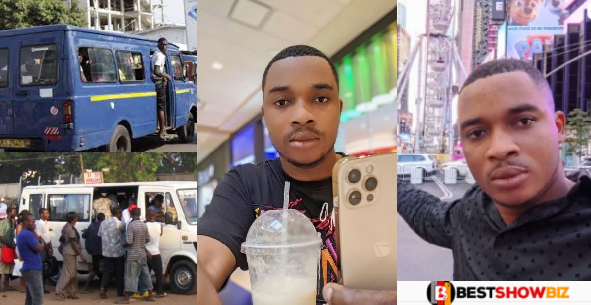 "I will have become a trotro mate if I was still in Ghana"- Twene Jonas (video)