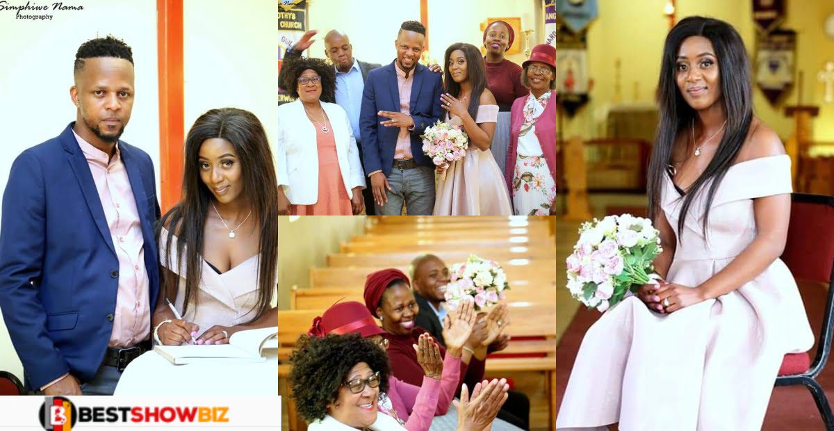 Simple yet beautiful wedding: Couple Save Money By Inviting Only Four People To Their Marriage (PHOTOS)