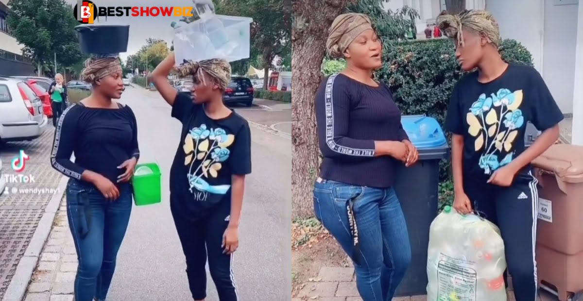 See video of Wendy Shay And Her beautiful Mother Hitting The Streets To sell water for money (+VIDEO)