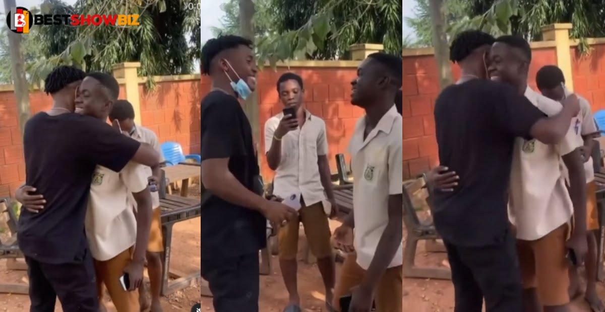 The battle is over: Video of Yaw Tog rejoicing after writing his last wassce exam surfaces online