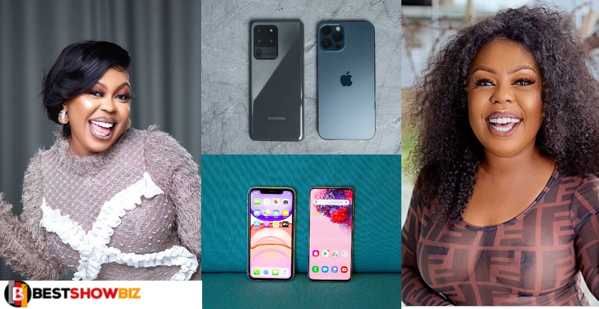 "If your phone is not an iPhone or Samsung then you are using a calculator"- Afia Schwarzenegger (video)