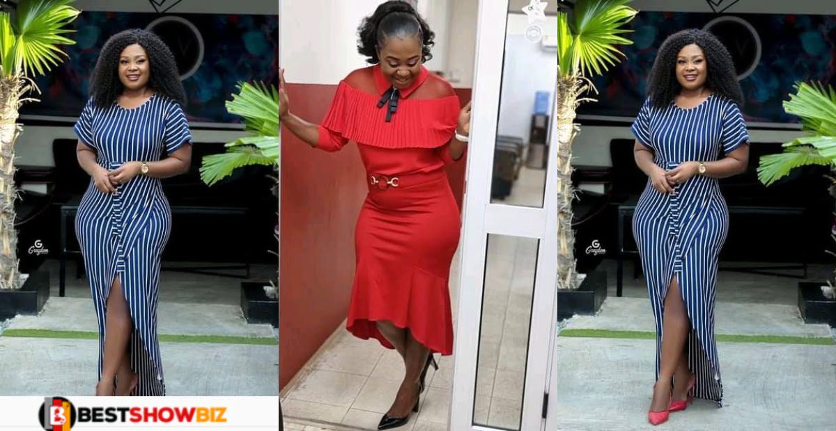 Adom TV's Afia Amakwaa Tamakloe displays her beautiful curves in new photos