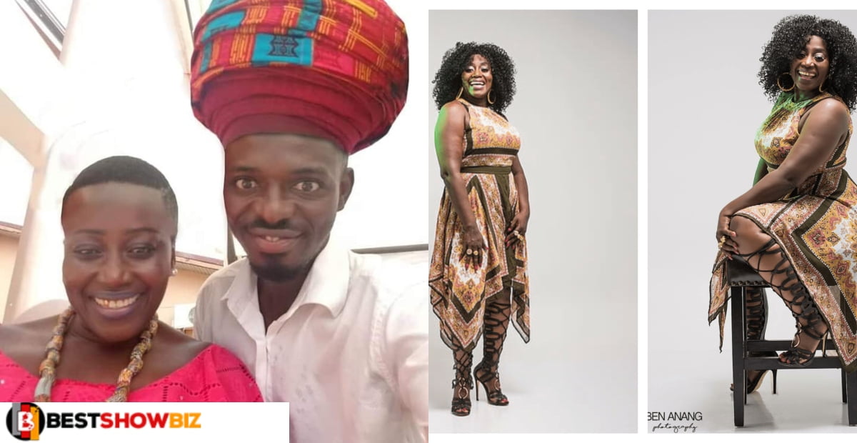 Video: Real face of Akumaa Mama Zimbi without her huge headscarf stirs the internet