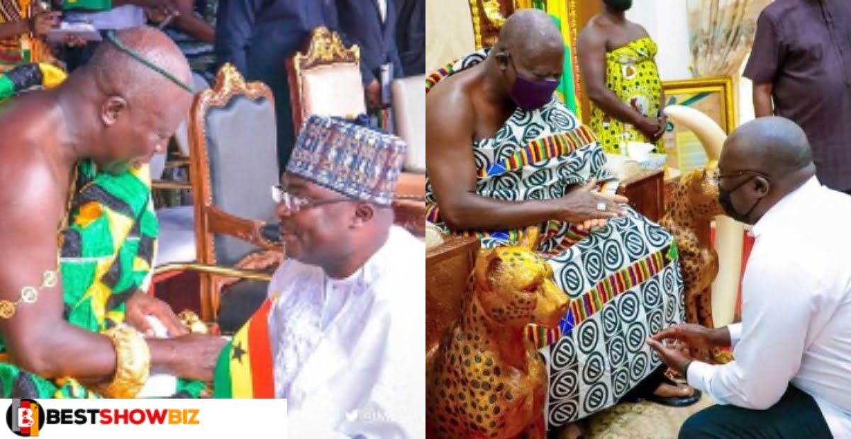 "I don't have a father nor a mother, you are my everything" – Bawumia tells Otumfuo