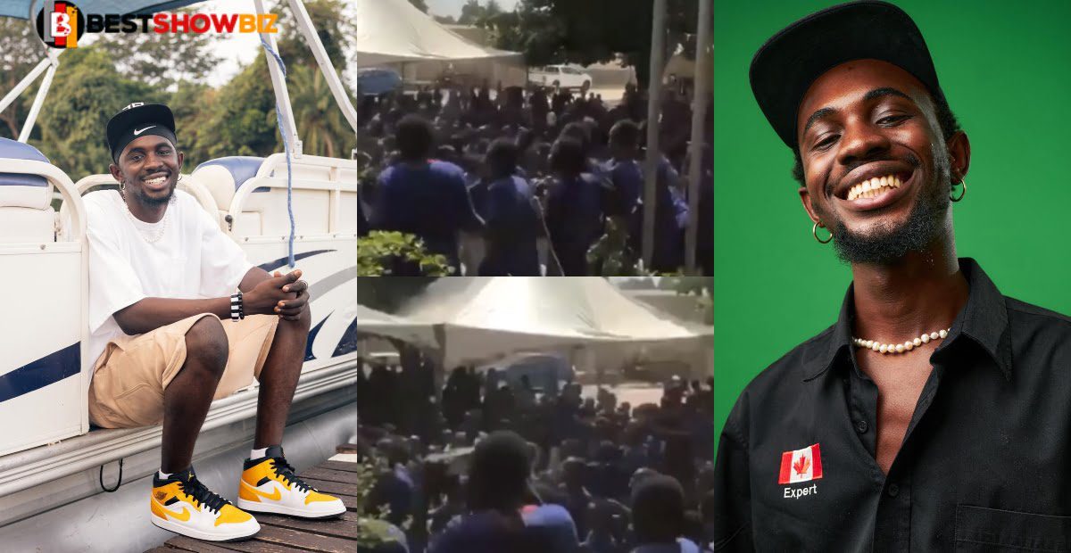'Please inform my mother that the children are singing my song word for word.'- Black Sherif reacts to video kids singing his song