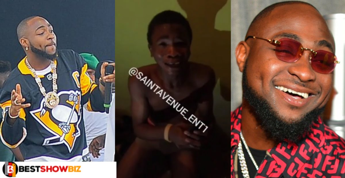 Young Boy beaten after stealing his brother's university school fees to send to Davido
