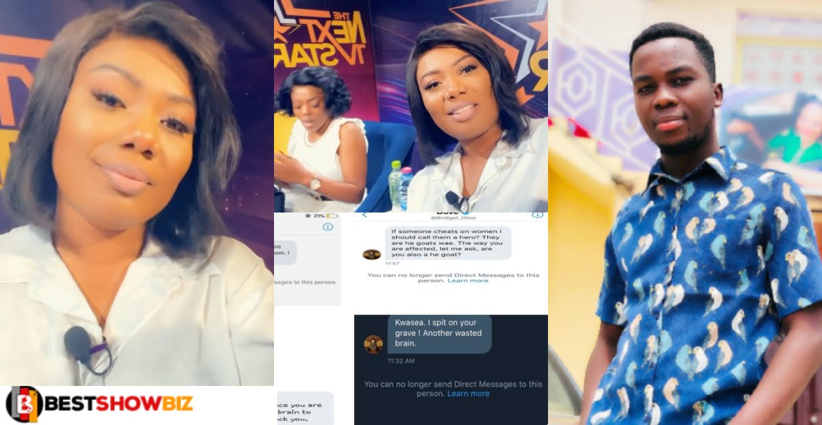New Screenshots exposes Bridget Otoo for !nsulting and bullying others on Twitter; she was doing worse than journalist Albert
