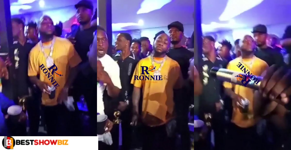 Fans disappointed and react as Davido turns up to his birthday party in Ghana Drunk (videos)