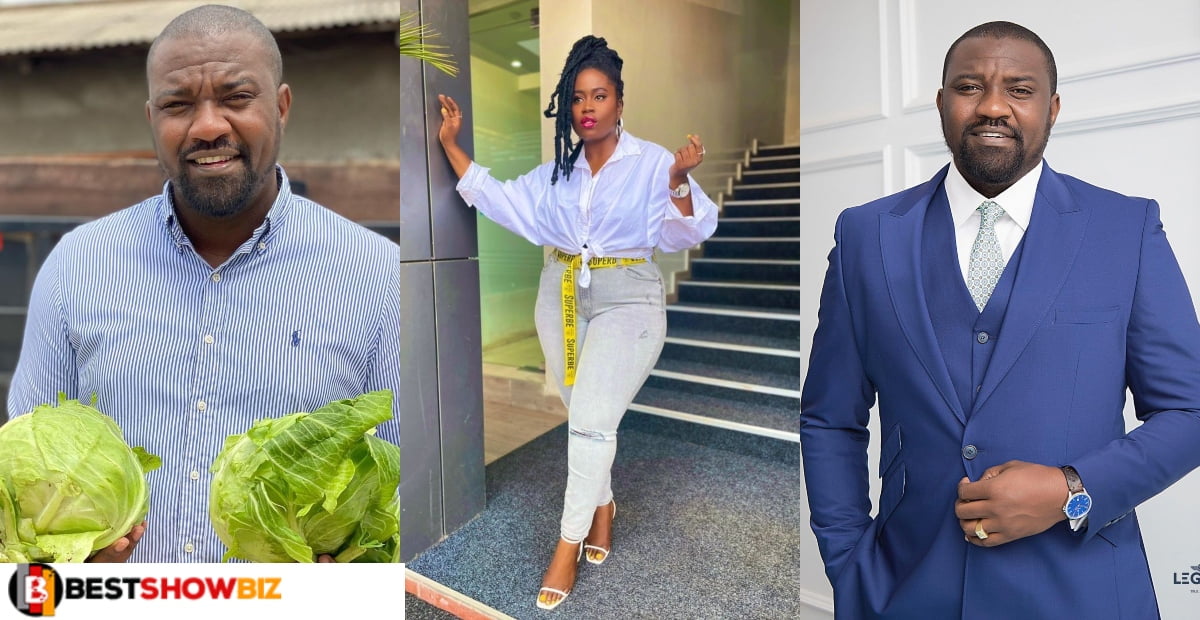 See John Dumelo's savage reply to Lydia Forson after she asked him for mobile money