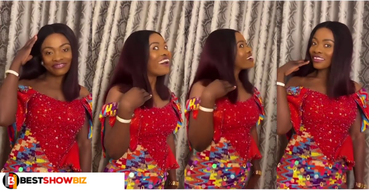 New video of Diana Asamoah looking beautiful in her engagement dress pops up
