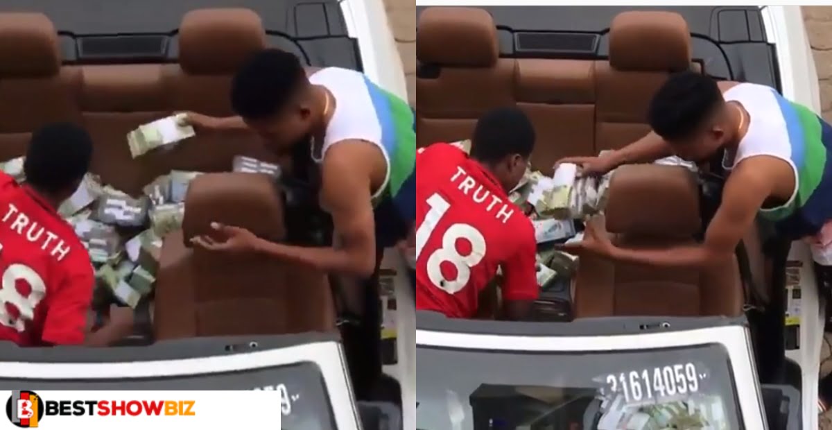 Watch Video Of Fraud Boys Loading Huge Sums Of Money Into Bags