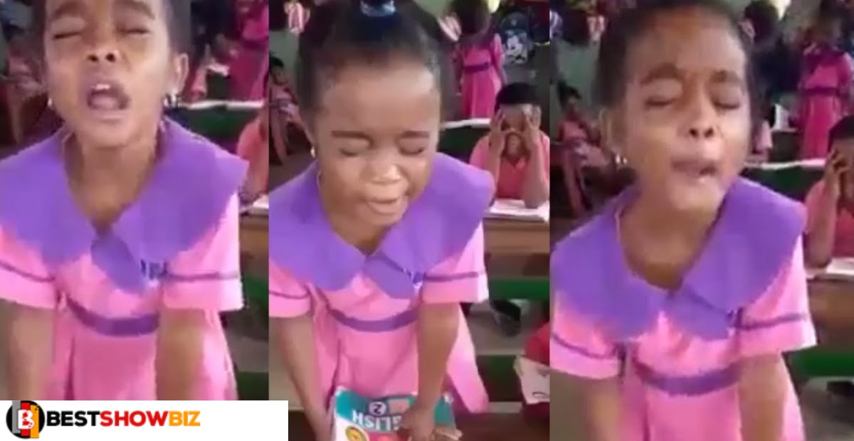 Adorable video as Little Girl makes powerful prayers for Classmate who lost her Father