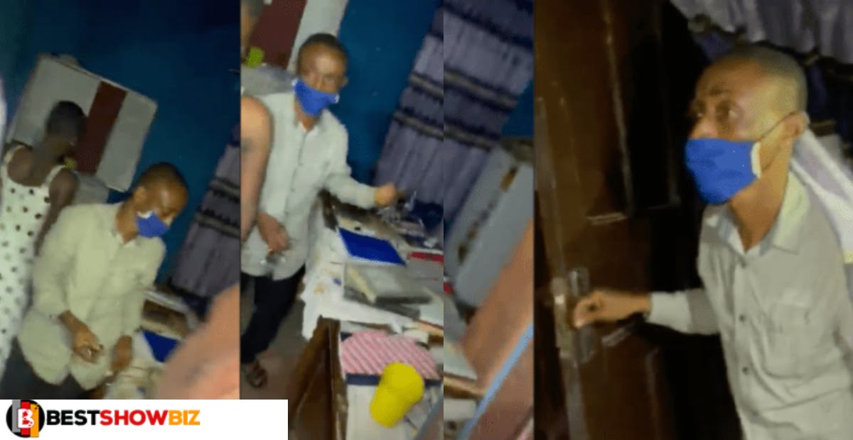 JHS Headmaster Caught Banging 15 years Old Female Student In His Office (Video)