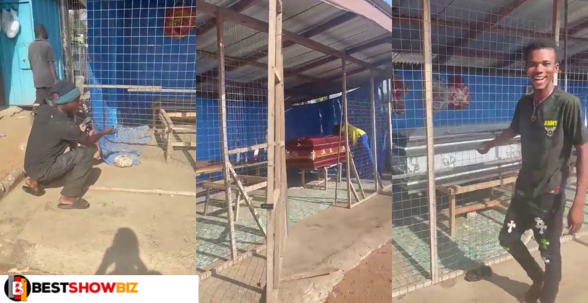 Thieves Break Into Shop in Kumasi to Steal Two Coffins (video)