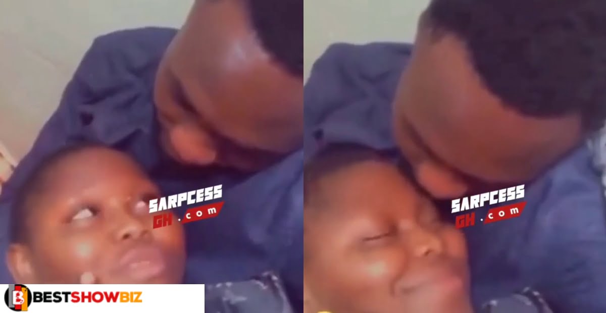 "My N.!pples Are Hard" Lady reveals as her boyfriend romances her (VIDEO)