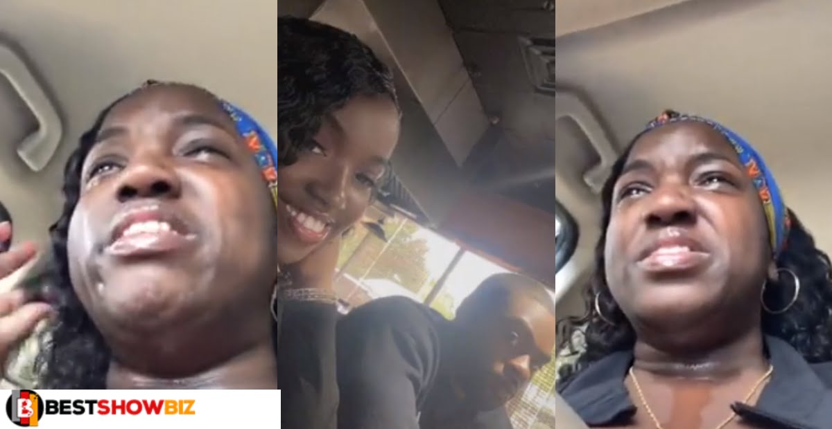 It has ended in tears: Lady cries like a baby after boyfriend dumped her (Video)