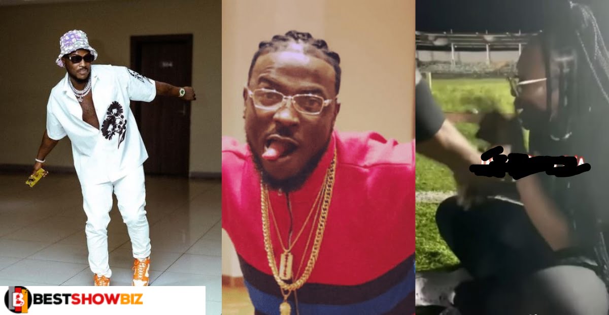 Video: Lady cries like a baby after being prevented from meeting Peruzzi during an Event