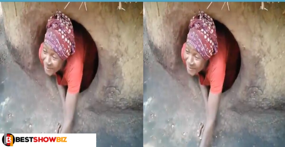 A woman who had been living in a hole for 50 years was discovered in the Northern Region (VIDEO)