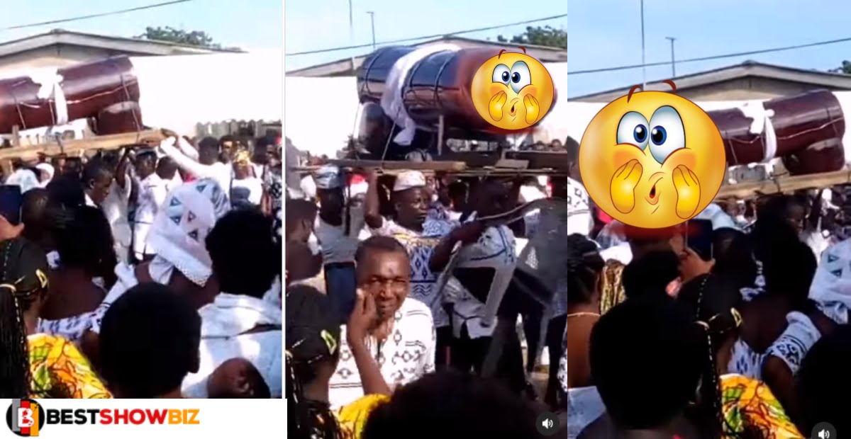 What work was she doing?? Lady Buried In A pḕn!s Shaped Coffin (Video)