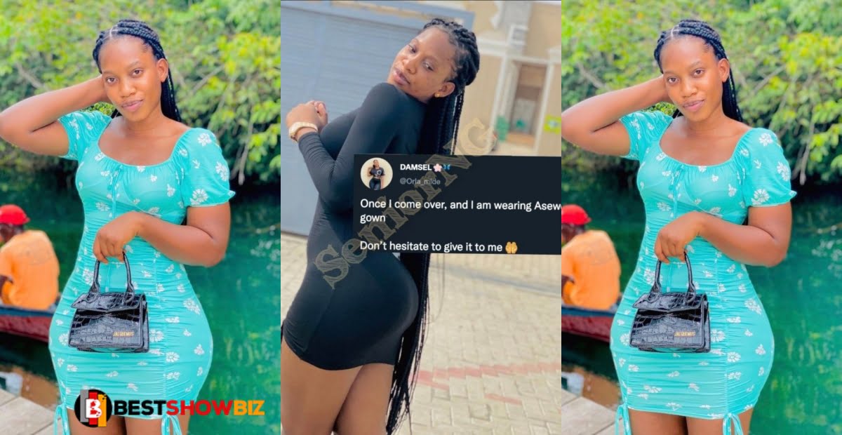 "If i come to your house and my dress is seductive, don't hesitate to chop me"– Lady reveals