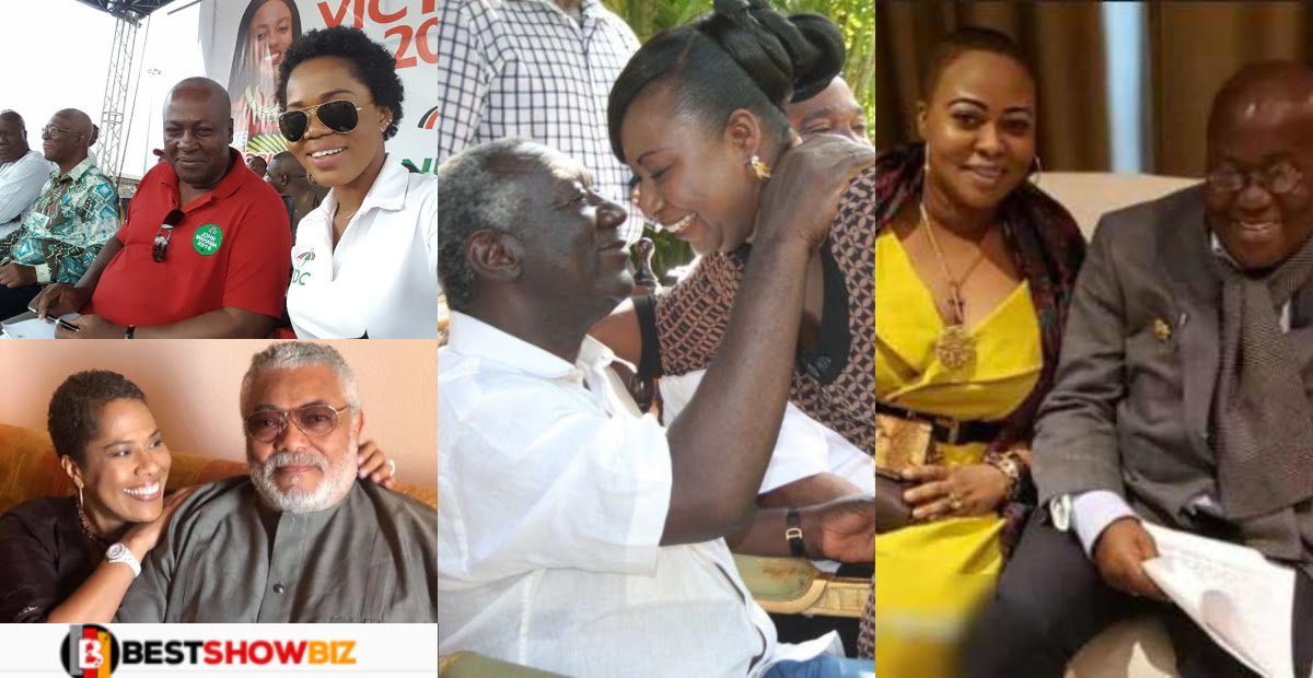 See Pictures of Presidents in Ghana with their sidechicks (photos)