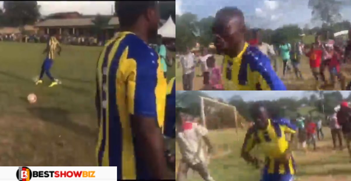 Video: Crowd Gather To Watch Lil Win on his first training with New Edubiase