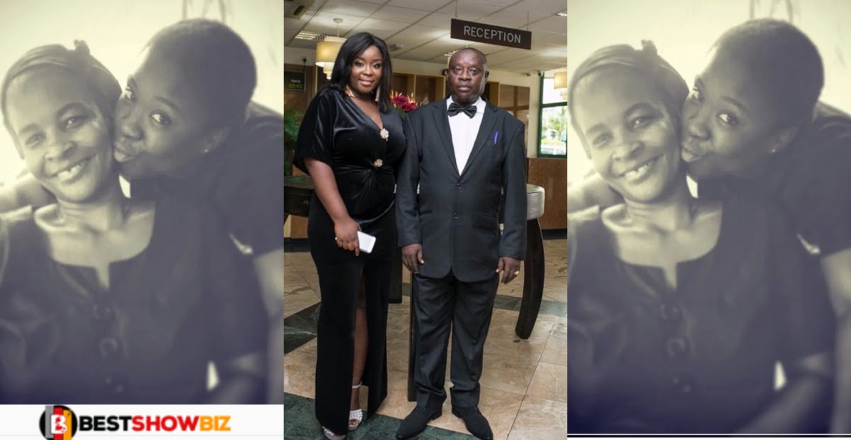 Photos: See how close Maame Serwaa and her father have become 3-year- after her mother died