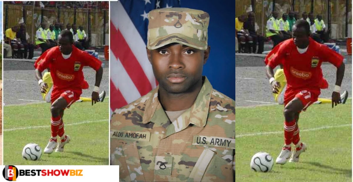 Former player of Asante Kotoko, Mark Adu Amofah joins US Army