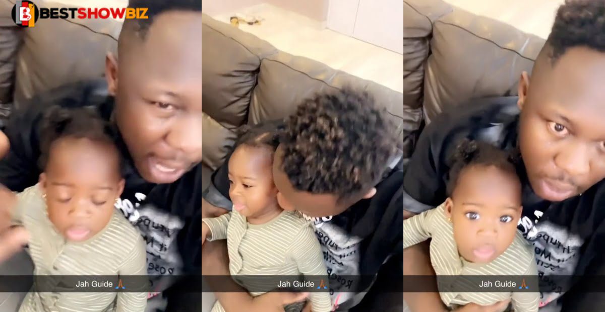 Medikal shares Lovely video of himself and Island enjoying some Father and Daughter Moment (Video)