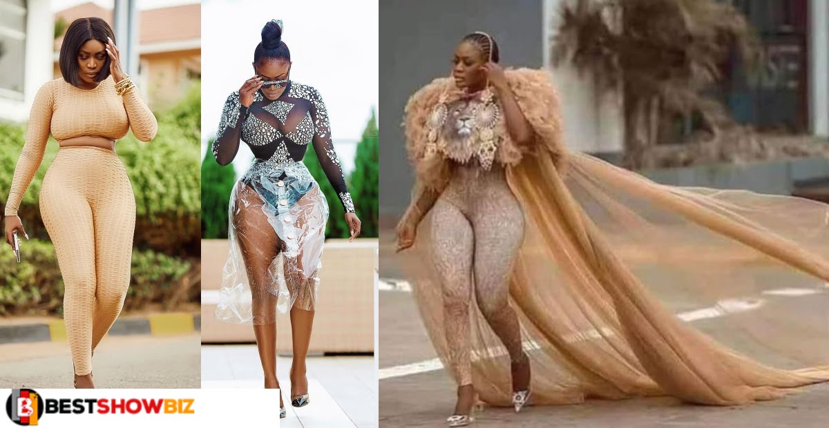 What kind of fashion is this? social media goes stunned over Nana Akua Addo's Mosquito net dress (photos)